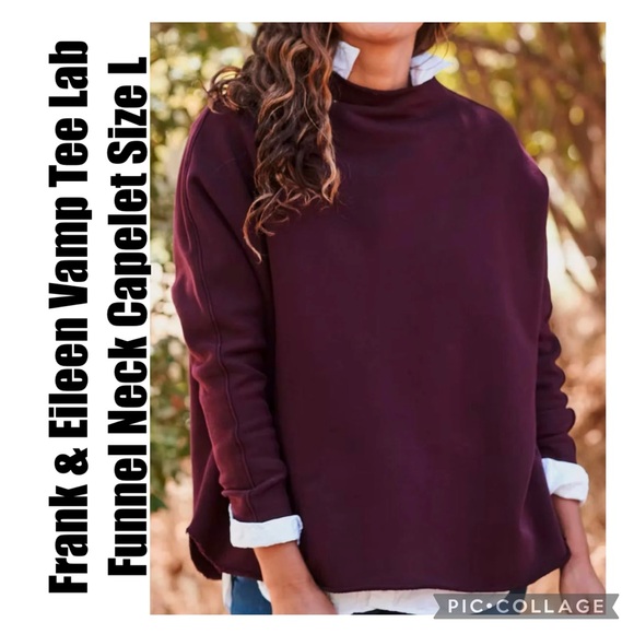 Frank & Eileen Women's Burgundy Crew Neck Sweater - Picture 1 of 11